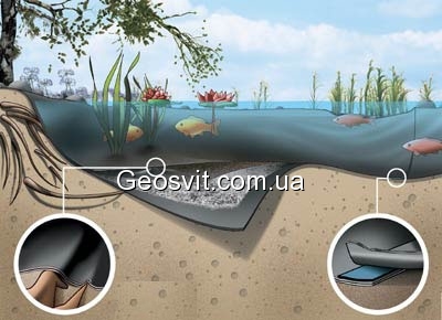 Геомембрана Xavan при создании декоративных водоемов - фото 1