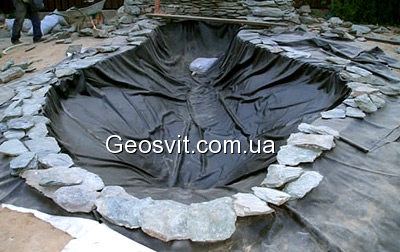 Геомембрана Xavan при создании декоративных водоемов - фото 2
