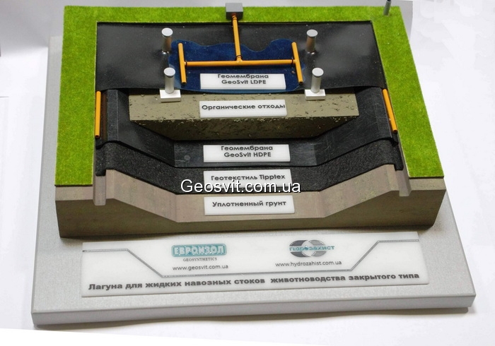 Лагуны животноводческих комплексов с геомембраной GeoSvit HDPE - фото 3