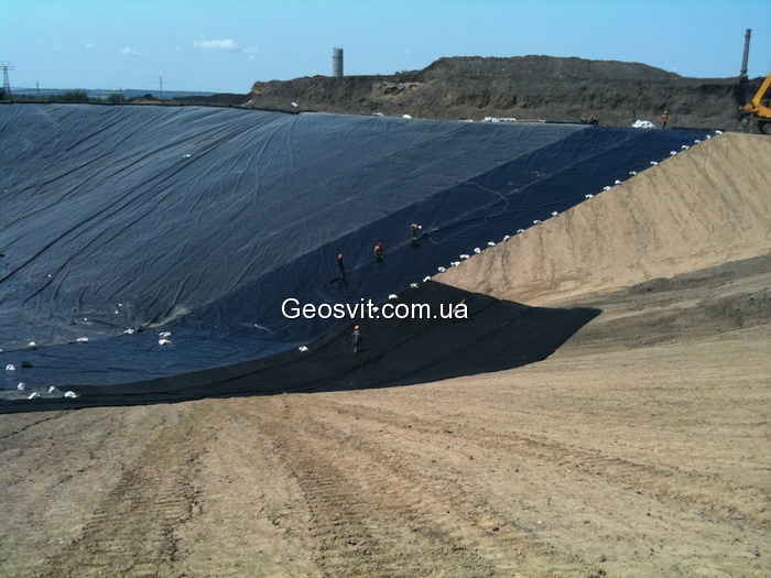 Шламохранилища с использованием геомембраны GeoSvit - фото 1